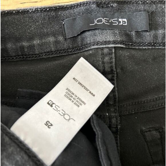 Joe's Jeans Black Denim Mid Rise Skinny Ankle Women's 25 - Picture 2 of 7